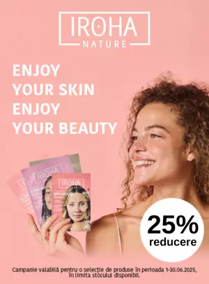 Promotie cu reducere 25% la Iroha