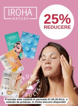 Promotie cu reducere 25% la Iroha