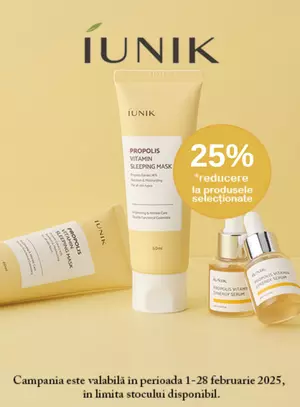 Promotie cu reducere 25% la Iunik