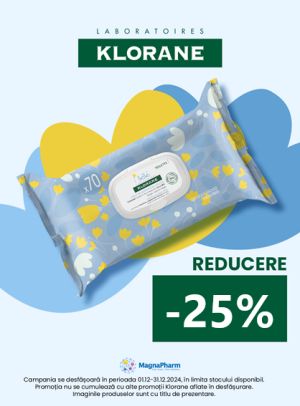 Promotie cu reducere 25% la Klorane Bebe