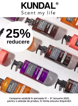 Promotie cu reducere 25% la Kundal