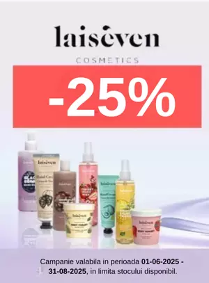 Promotie cu reducere 25% la Laiseven