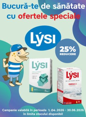 Promotie cu reducere 25% la Lysi