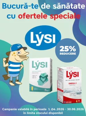 Promotie cu reducere 25% la Lysi