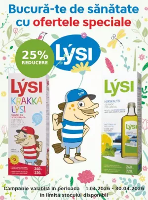 Promotie cu reducere 25% la Lysi