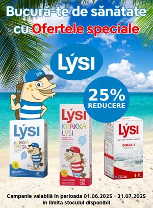 Promotie cu reducere 25% la Lysi