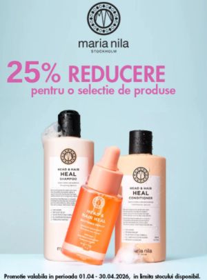 Promotie cu reducere 25% la Maria Nila
