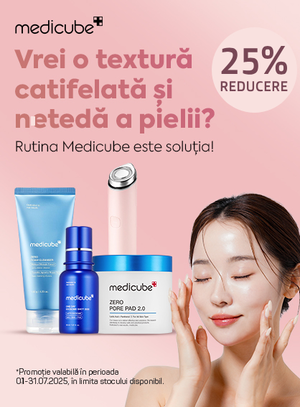 Promotie cu reducere 25% la Medicube