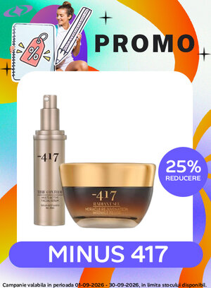 Promotie cu reducere 25% la Minus 417