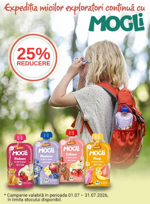 Promotie cu reducere 25% la Mogli