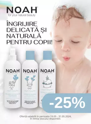 Promotie cu reducere 25% la Noah Kids
