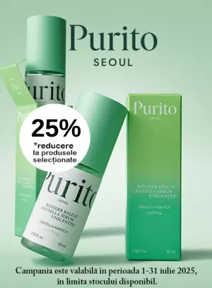 Promotie cu reducere 25% la Purito