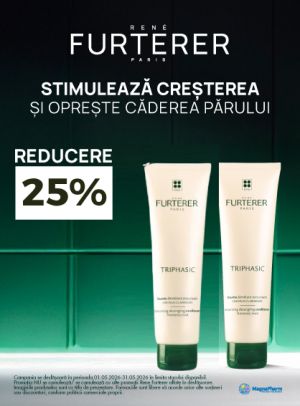 Promotie cu reducere 25% la Rene Furterer
