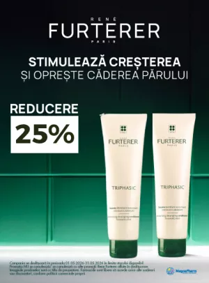 Promotie cu reducere 25% la Rene Furterer