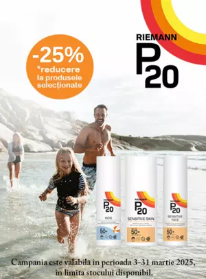 Promotie cu reducere 25% la Riemann P20