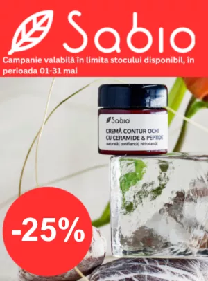 Promotie cu reducere 25% la Sabio