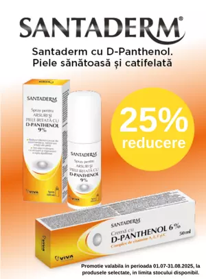 Promotie cu reducere 25% la Santaderm