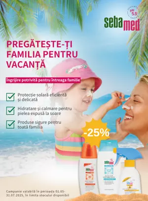Promotie cu reducere 25% la Sebamed Baby