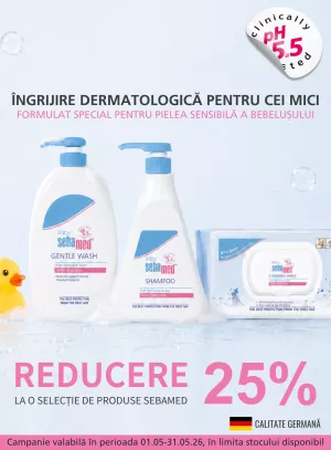 Promotie cu reducere 25% la Sebamed