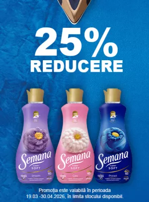 Promotie cu reducere 25% la Semana