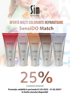 Promotie cu reducere 25% la Sensido Match