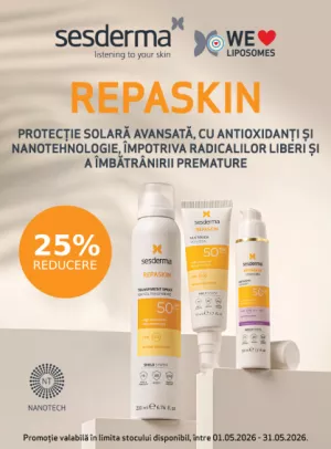 Promotie cu reducere 25% la Sesderma