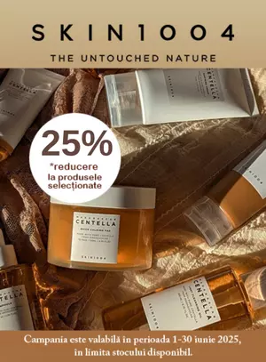 Promotie cu reducere 25% la Skin1004