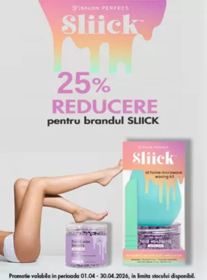 Promotie cu reducere 25% la Sliick