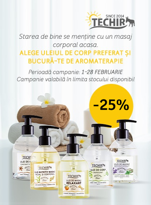 Promotie cu reducere 25% la Techir