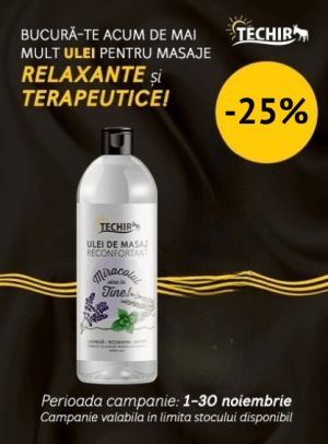 Promotie cu reducere 25% la Techir