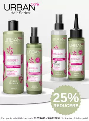 Promotie cu reducere 25% la Urban Care