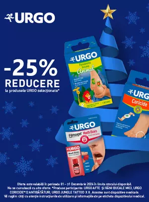 Promotie cu reducere 25% la Urgo