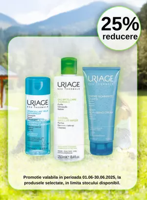 Promotie cu reducere 25% la Uriage