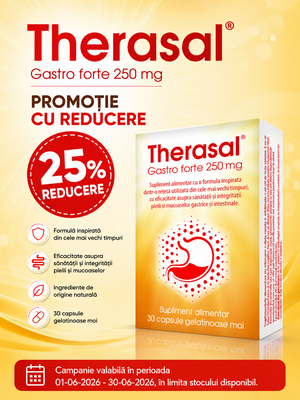 Promotie cu reducere 25% la Vedra - Therasal 