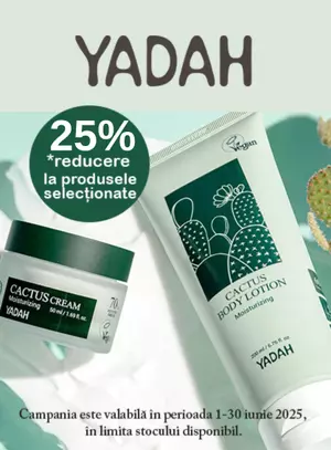 Promotie cu reducere 25% la Yadah