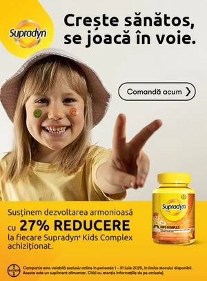 Promotie cu reducere 27% la Supradyn Kids Complex