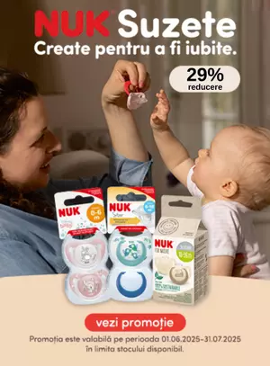 Promotie cu reducere 29% la Nuk