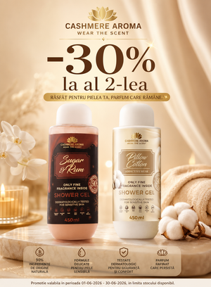 Promotie cu reducere 30% la al doilea produs Cashmere