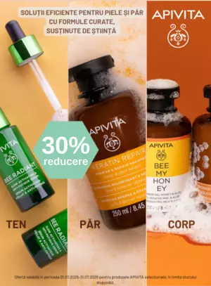 Promotie cu reducere 30% la Apivita