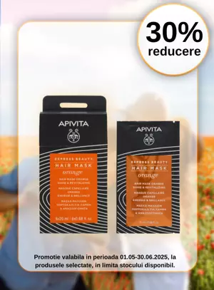 Promotie cu reducere 30% la Apivita Express