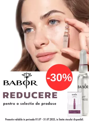 Promotie cu reducere 30% la Babor