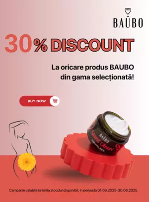 Promotie cu reducere 30% la Baubo