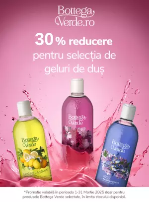 Promotie cu reducere 30% la Bottega Verde