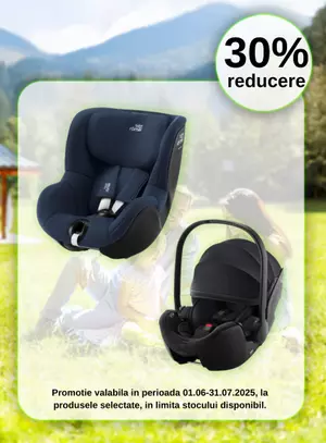 Promotie cu reducere 30% la Britax
