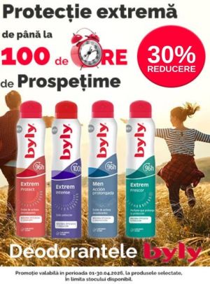Promotie cu reducere 30% la Byly