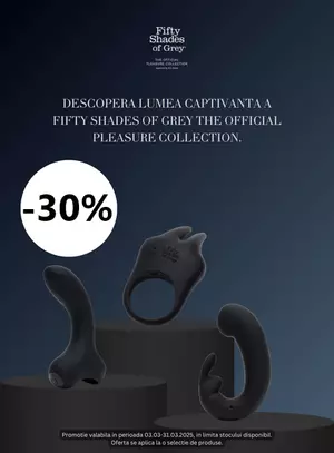 Promotie cu reducere 30% la Fifty Shades of Grey