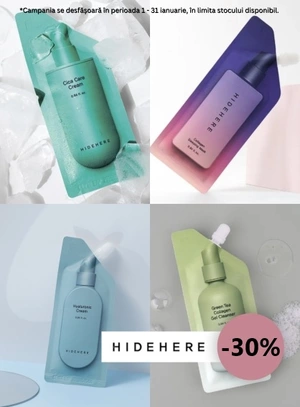 Promotie cu reducere 30% la Hidehere