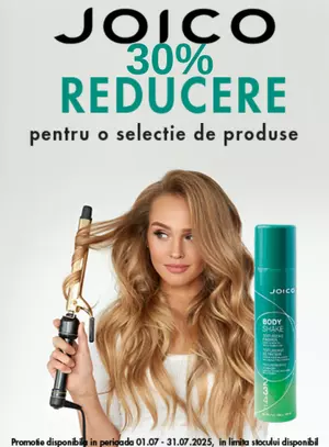 Promotie cu reducere 30% la Joico