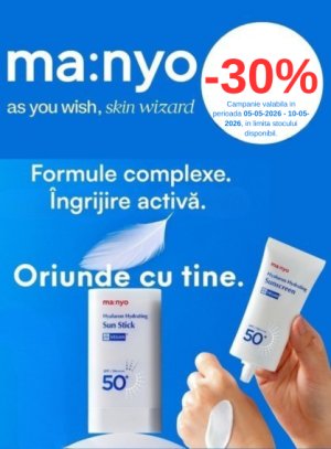 Promotie cu reducere 30% la Manyo