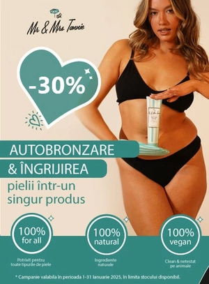 Promotie cu reducere 30% la Mr&Mrs Tannie